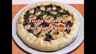 Torta Salata di Scarole e Provola Rustico Veloce e Gustoso [upl. by Nancee]