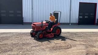 Kubota B1750 4WD Sub Compact Tractor with mower deck [upl. by Addia]