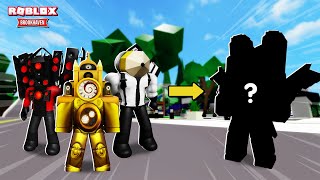 Combine PENCILMAN TITAN SPEAKERMAN amp TITAN CLOCKMAN In Brookhaven WID  Roblox [upl. by Tomlinson]