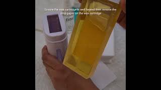 Hair Removal using Waxing Kit1 Roller Heater [upl. by Blancha]