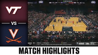 Virginia Tech vs Virginia ACC Volleyball Highlights 2023 [upl. by Derriey28]