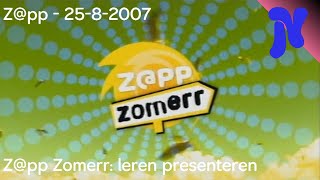 Zapp  Zapp Zomerr Leren presenteren 2582007 [upl. by Nivrem774]