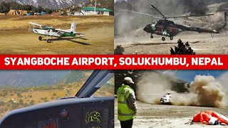 Syangboche Airport Amazing Takeoff and Landing [upl. by Bobina]