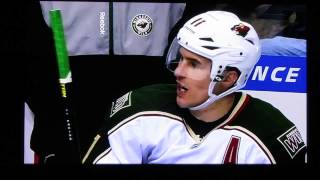 Zach Parise Spits on Ice Girl [upl. by Airamana]