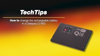 Datapaq How to change the rechargeable battery in a Datapaq Q1860 [upl. by Eduam518]