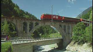 Chemins de fer Suisses  Glacier Express 1  Zermatt  Brig  Disentis [upl. by Schwarz95]