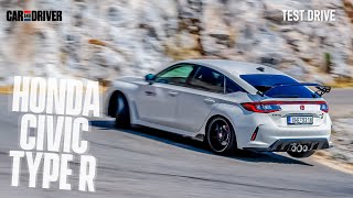 Honda Civic Type R Test Drive Car and Driver Greece [upl. by Lura80]