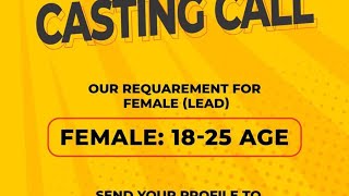 movie casting call castingcalls movie [upl. by Adnawahs]