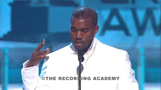 2005  Kanye West Wins Grammy Best Rap Album The College Dropout Speech [upl. by Lancelle]