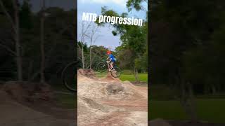 MTB progression 100percent mtb norcobikes pirellitires jumps dj shorts fyp canyonbikes [upl. by Werdn690]