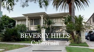 Beverly Hills Los Angeles California  driving tour 4K [upl. by Esidarap]