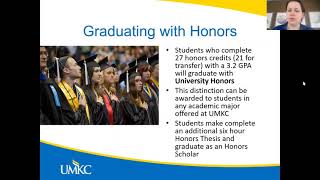 UMKC Honors Informational Video Spring 2021 [upl. by Jarl]