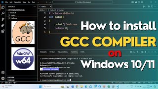 How to install mingwW64  GNU compiler  gcc compiler  step by step installation [upl. by Georgy]