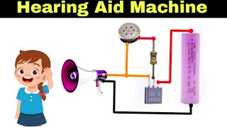 HOW TO MAKE A HEARING AID MACHINE USING TRANSISTOR [upl. by Narcho]