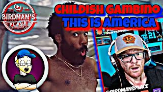 CHILDISH GAMBINO quotTHIS IS AMERICAquot  REACTION VIDEO  SINGER REACTS [upl. by Anoo]