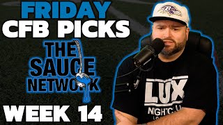 Friday CFB Picks amp Predictions Week 14  College Football Picks With Kyle Kirms [upl. by Frerichs]