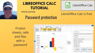 Password protect a sheet cells and file in LibreOffice Calc [upl. by Udella]