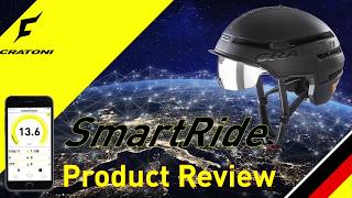 CRATONI SmartRide Fahrradhelm Cinematic Product Review [upl. by Nogam590]