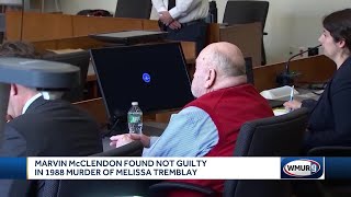 Marvin McClendon found not guilty in 1988 killing of Melissa Tremblay [upl. by Hippel450]