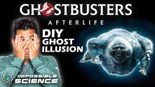 How to make a Pepper’s Ghost Illusion with Ghostbusters Afterlife  Impossible Science At Home [upl. by Ocihc]