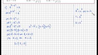 Fonction exponentielle Exercice Résoudre des équations avec des exponentielles  première spé maths [upl. by Esital287]