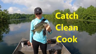 Crappie Catch Clean Cook [upl. by Lednor]