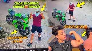 Chor Milgaya😡 Middle Finger Dekhraha ha Chor Superbike Full Story Preparation for Ladakh Ride [upl. by Llehsal]