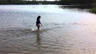 Brndha and briyan playing in Frensham pond [upl. by Nabala461]