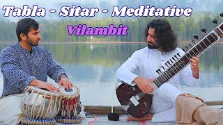 Sitar  Music Meditation in Raag Ahir Bhairav  Tabla Part 1 [upl. by Hainahpez]