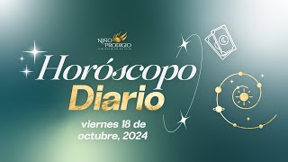 Horóscopo Diario  ¡Conoce tus predicciones para el 18 de octubre de 2024 [upl. by Aierb60]