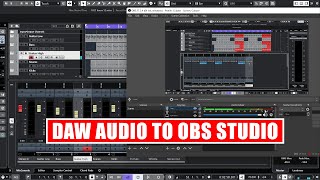 Easily Send DAW Audio to OBS Studio  PC Tutorial  RecordLivestream Setup with Reaper Plugin [upl. by Celestyn]