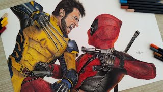 Desenhando Deadpool amp Wolverine [upl. by Herod197]