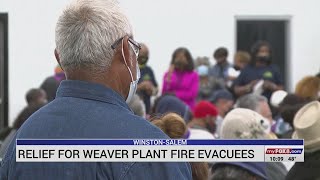 Evacuees from WinstonSalem fertilizer plant fire receive relief [upl. by Thurman]