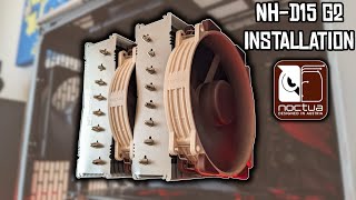 How To Install The Noctua NHD15 G2  Intel LGA 1700 Installation Tutorial [upl. by Anatnahs]