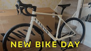 Canyon Endurace 8 CF  Can I build a bike  New bike day [upl. by Dahlia]