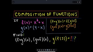 ❖ Composition of Functions ❖ [upl. by Ramsay]