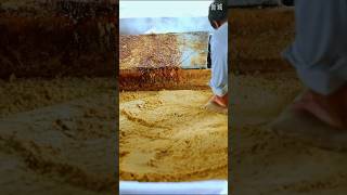 How Traditional Jaggery is Made from Sugarcane shorts [upl. by Znarf]