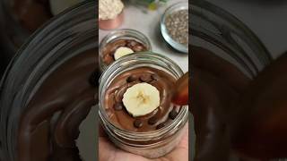 Overnight Oats with Almond nougat cream healthyrecipe overnightoats easyrecipe [upl. by Portingale]