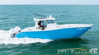 Insetta Boatworks 35IFC  HydrofoilAssisted Catamaran 2024 Promo [upl. by Asiak689]