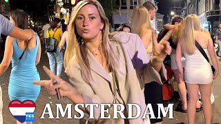 🇳🇱 AMSTERDAM 200 AM NIGHTLIFE DISTRICT NETHERLANDS 2023 FULL TOUR [upl. by Rika]