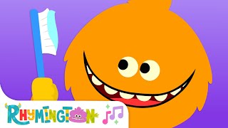 Brush Your Teeth  Monster Songs for Kids  Rhymington Square [upl. by Attelocin]