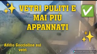 VETRI PULITI E MAI PIÙ APPANNATI✅️🔝VETRI puliziedicasa cleaning [upl. by Nagear62]