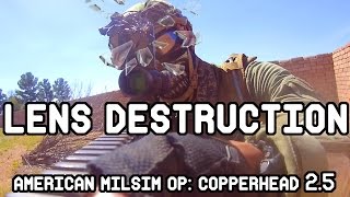 American Milsim Operation Copperhead 25 Lens Destruction KRYTAC SPR MK2 AEG [upl. by Couq]