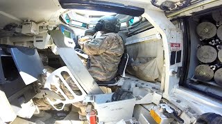 A Look Inside the M1 Abrams  POV of Tank Crewman Training [upl. by Brier]