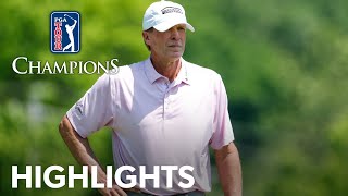 Steve Stricker one of three tied for the lead  Round 2  Principal Charity Classic [upl. by Yziar]