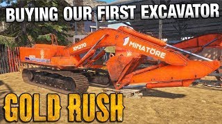 GOLD RUSH  Buying Our First Excavator  Episode 1 [upl. by Maddi485]