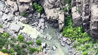 RAW VIDEO BLACK CANYON GUNNISON NATIONAL PARK  COLORADO  61423 [upl. by Alikat]