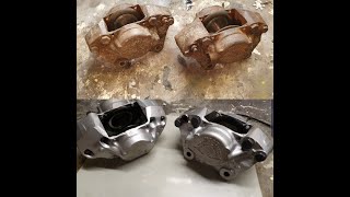 Girling P16 Caliper Restoration [upl. by Janek]