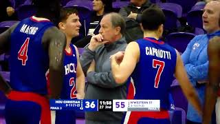 Technical foul on Houston Christian coach Ron Cottrell vs Northwestern State [upl. by Colburn]