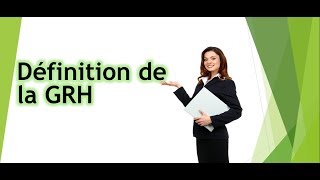 Gestion des Ressources Humaine  Définition Darija [upl. by Aynek940]